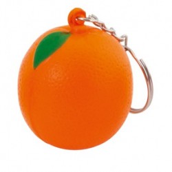 Reklaminis raktų pakabukas su antistresiniu žaisliuku "Fruty Orange"