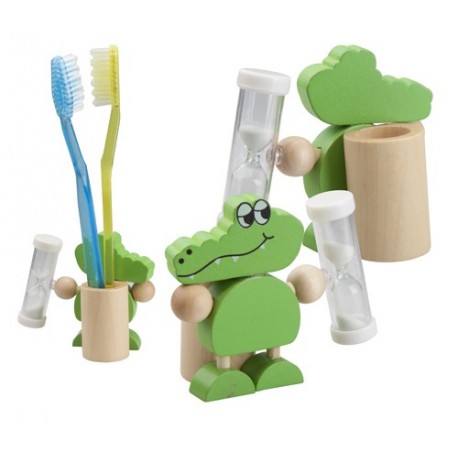 Reklaminis dantų šepetuko laikiklis "Crocky"