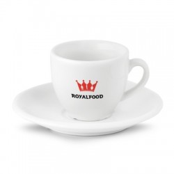 Reklaminis puodelis su lėkštute "Princess espresso"