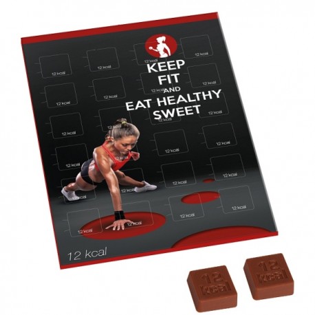 Reklaminiai šokoladukai "Calories Calendar"