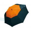Reklaminis skėtis su ventiliacijos sistema "Monsun"