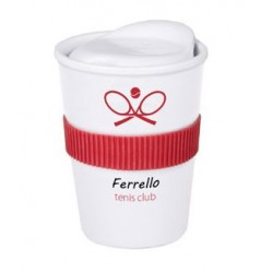 Reklaminis puodelis su logotipu "Coffee 2 Go Trend"