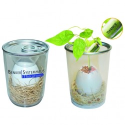 Reklaminis augalas kiaušinio formos inde "Magic Egg"